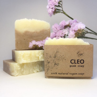 Натуральное мыло CLEO с розовой глиной